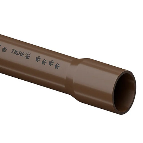 Tubo Marrom Soldável de 32mm (1') x 6m Tigre